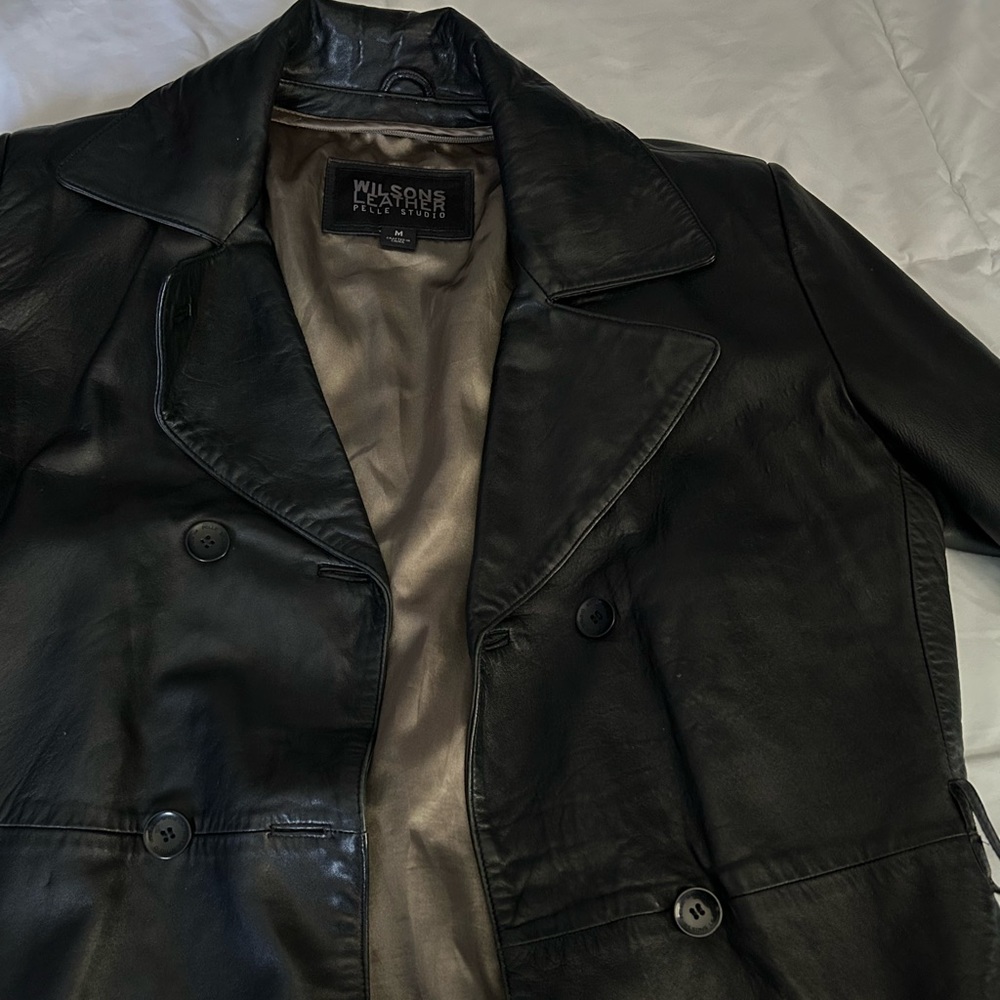wilson leather coat/jacket 100% leather